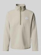 Fleecepullover met opstaande kraag, model 'Amado'
