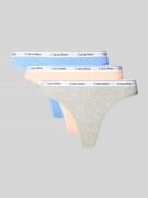 String met elastische band met logo in een set van 3 stuks