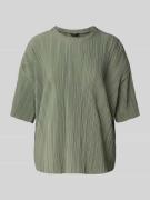 Boxy fit T-shirt met plissés, model 'RAVENNA'