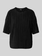 Boxy fit T-shirt met plissés, model 'RAVENNA'