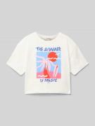 T-shirt met motiefprint