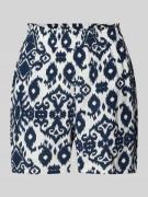 Loose fit korte broek van pure viscose, model 'EASY JOY'