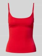 Top met bandjes en ronde hals