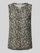 Regular fit tanktop van een mix van katoen en modal