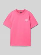 T-shirt met statementprints, model 'GAZJAN'