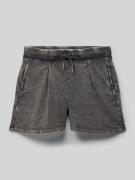 Regular fit sweatshorts in denimlook