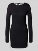 Mini-jurk met ronde hals, model 'ALEXIS'