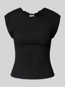 T-shirt met ronde hals, model 'ALEXIS'