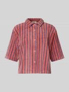 T-shirt met doorknoopsluiting