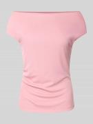 T-shirt met boothals