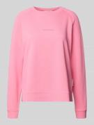 Sweatshirt met labelprint