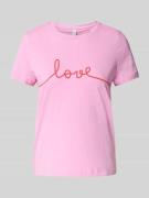 Regular fit T-shirt van puur katoen, model 'KAMI'