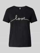 Regular fit T-shirt van puur katoen, model 'KAMI'