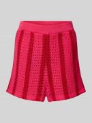 Regular fit korte broek met ajourpatroon, model 'Nolita'