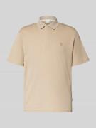 Regular fit poloshirt met logopatch, model 'RODNEY'