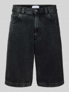 Flared korte jeans in 5-pocketmodel, model 'WORKER'