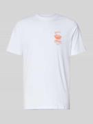 T-shirt met labelprint, model 'RAMEN PALACE'