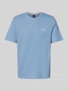 T-shirt met labelstitching