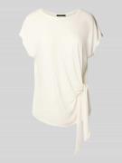 T-shirt met knoopdetail