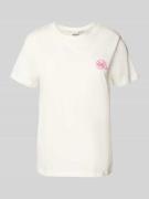 T-shirt met motiefstitching, model 'CAMINO'