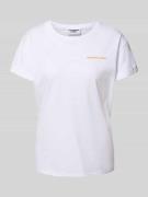 T-shirt met motiefprint aan de achterkant, model 'Summer Shell'