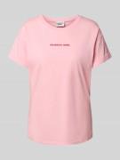 T-shirt met labelprint