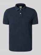 Regular fit poloshirt met labelstitching