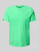 T-shirt met labeldetail