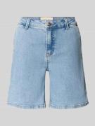 Korte regular fit jeans met steekzakken, model 'Jane'