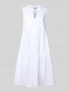 Midi-jurk met tuniekkraag