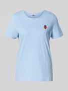 Regular fit T-shirt van puur katoen