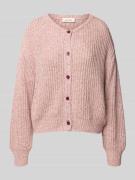 Gebreide pullover met knoopsluiting, model 'TOBAY'