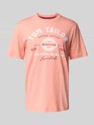 Regular fit T-shirt van puur katoen
