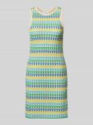 Gebreide jurk met ronde hals