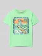 Regular fit T-shirt van puur katoen