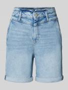 Relaxed fit korte jeans van katoenmix