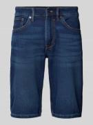 Regular fit korte jeans van katoenmix