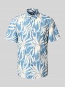 Slim fit vrijetijdsoverhemd met labelstitching