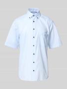 Comfort fit zakelijk overhemd met button-downkraag