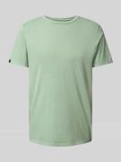 T-shirt met labeldetail