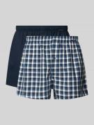 Boxershort met elastische band in een set van 2 stuks