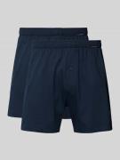 Boxershort met elastische band in een set van 2 stuks