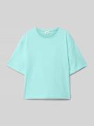 Regular fit T-shirt van puur katoen