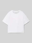 Regular fit T-shirt van puur katoen
