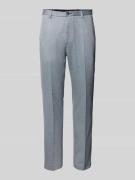 Slim fit pantalon met structuurmotief