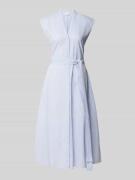 Midi-jurk met V-hals