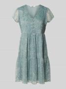 Regular fit chiffon jurk met bloemenmotief, model 'AIDA ELISA LIFE'