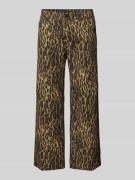 Broek in verkorte pasvorm met steekzakken, model 'Linn'