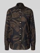 Regular fit blouse met doorknoopsluiting, model 'Fumine'