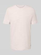 Regular fit T-shirt van katoenmix